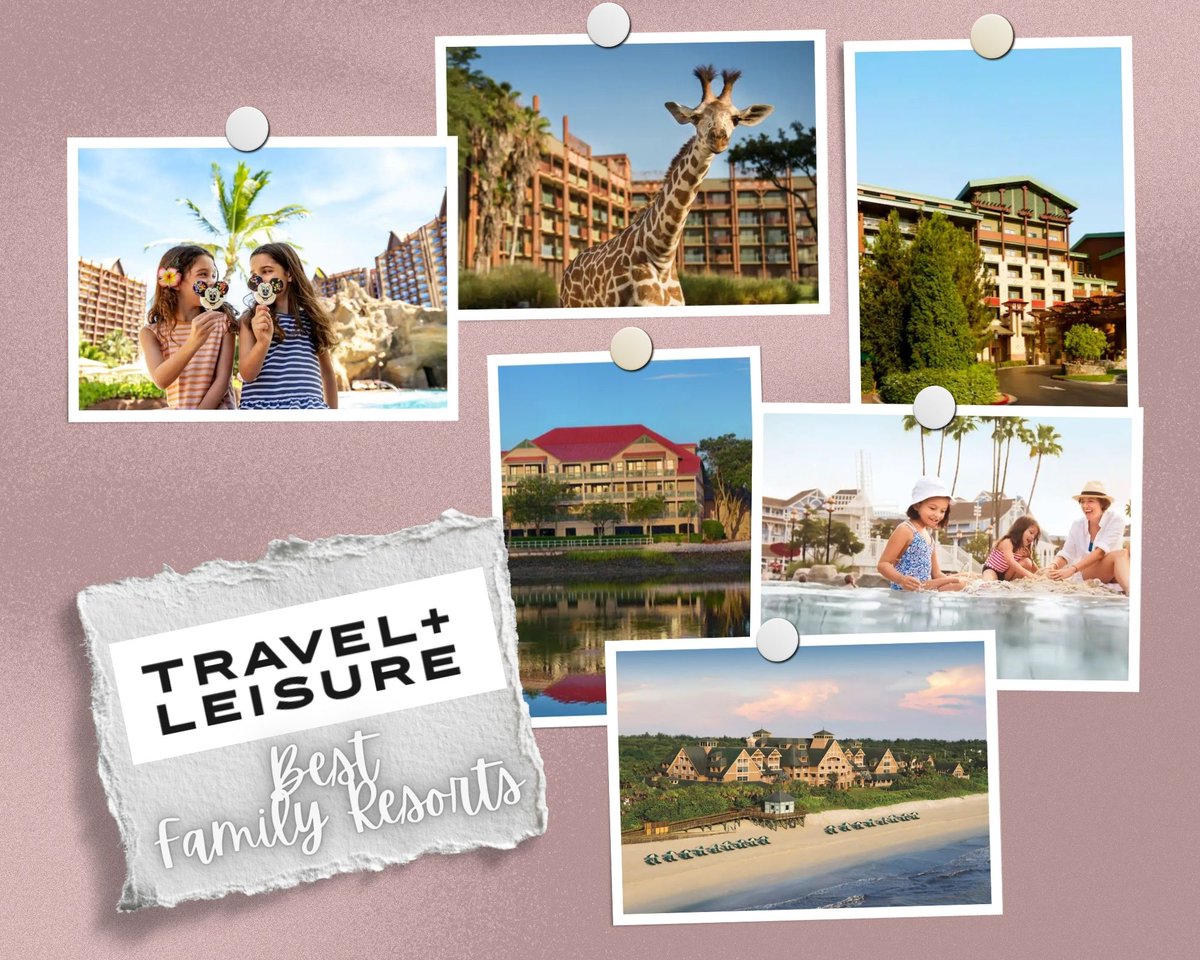 EnchantedTravL's tweet photo. 6 Disney Resorts are named "Best for Families" by Travel + Leisure Readers! Aulani, Animal Kingdom Lodge, Grand Californian, Hilton Head Island, Beach Club and Vero Beach, located across the US - Hawaii, California, South Carolina and Florida. Contact us for quote details! https://t.co/OxGiAuR6n5