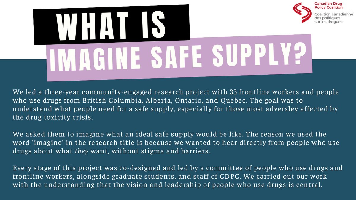 Canadian Drug Policy Coalition (@candrugpolicy) on Twitter photo What is #ImagineSafeSupply? A 3 year research project that unveils the vision of a safe supply through inclusive research and collaboration with People Who Use Drugs and frontline workers.
<a href="/xaliuqs_mcg/">🌈 funcrusher doubleplus 凤凰 𖤐 👉🏻🤛🏻 🖤</a> <a href="/jack_farrell1/">Jack Farrell</a> <a href="/spatrick_oc/">Sean O'Callaghan</a> What is #ImagineSafeSupply? A 3 year research project that unveils the vision of a safe supply through inclusive research and collaboration with People Who Use Drugs and frontline workers.
<a href="/xaliuqs_mcg/">🌈 funcrusher doubleplus 凤凰 𖤐 👉🏻🤛🏻 🖤</a> <a href="/jack_farrell1/">Jack Farrell</a> <a href="/spatrick_oc/">Sean O'Callaghan</a>