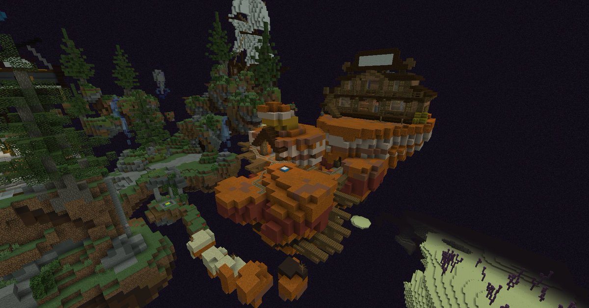 Genuine_MC's tweet photo. ClutchedUp, PurpleEnigma, and LollipopBeetle have put their heads together and recreated a very detailed build of the “Hypixel Bedwars Lobby.”  Come check it out!
https://t.co/lB9hJUqeal

#genuinemc #genmc #Minecraftbuilds #Minecraft #buildofthemonth #Creative  @HypixelNetwork https://t.co/ozSjHSYDgz