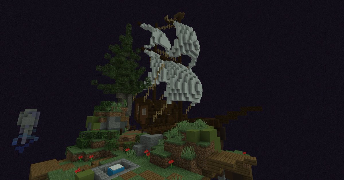 Genuine_MC's tweet photo. ClutchedUp, PurpleEnigma, and LollipopBeetle have put their heads together and recreated a very detailed build of the “Hypixel Bedwars Lobby.”  Come check it out!
https://t.co/lB9hJUqeal

#genuinemc #genmc #Minecraftbuilds #Minecraft #buildofthemonth #Creative  @HypixelNetwork https://t.co/ozSjHSYDgz