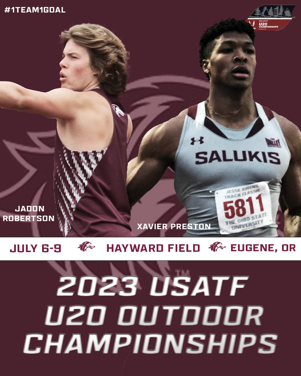 Good luck to Jadon Robertson and Xavier Preston, who are heading to Eugene, Oregon, to compete in the 2023 USATF U20 Outdoor Championships! 👏