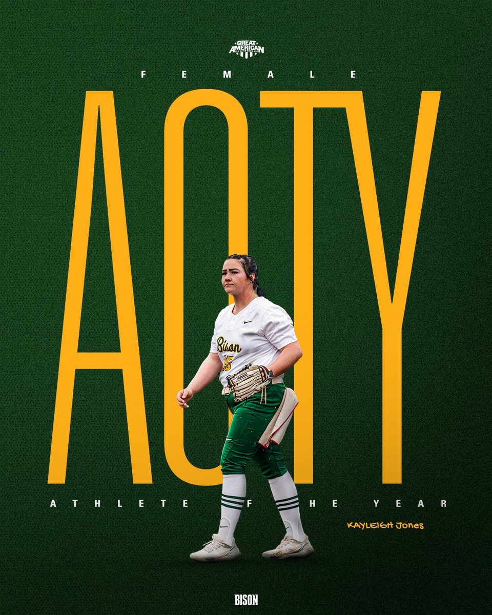 A curtain call to a historic season.

🌟Your GAC Female Athlete of the Year🌟

#OnToVictory | <a href="/kayleighnjones/">kayleigh</a>