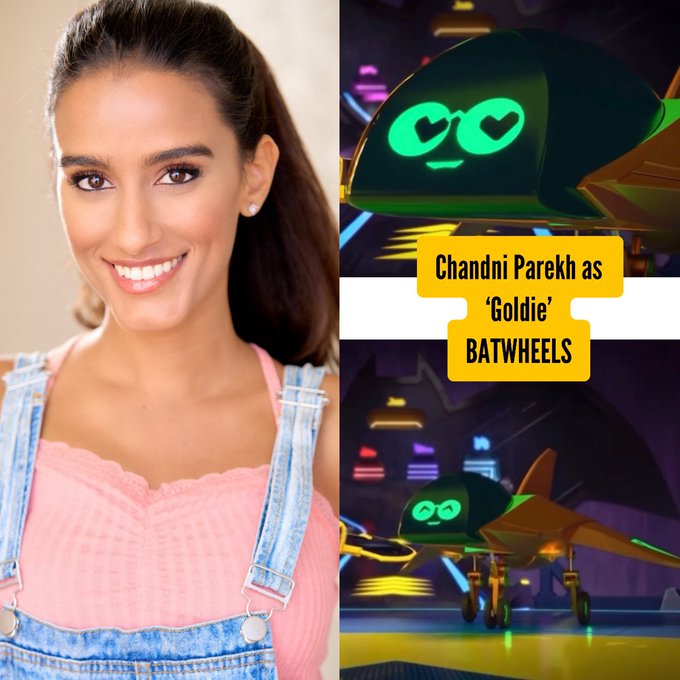 Chandni Parekh voices Green Arrow’s Arrowplane - Goldie in Cartoonito's Batwheels, she also voices Harley Quinn in the show, and also Lola Bunny in Bugs Bunny Builders.

x.com/ChandniParekh_…