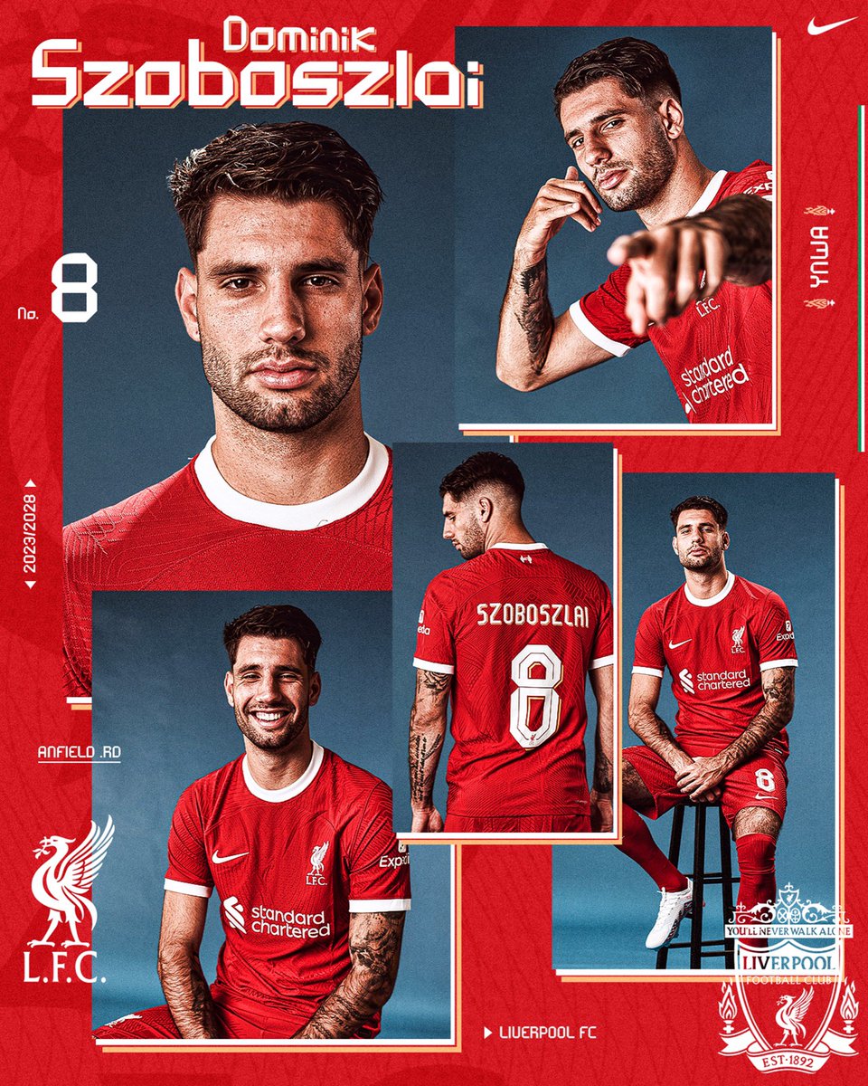 JMGraphics9's tweet image. Liverpool’s new man🇭🇺🔴

#smsports #LiverpoolFC