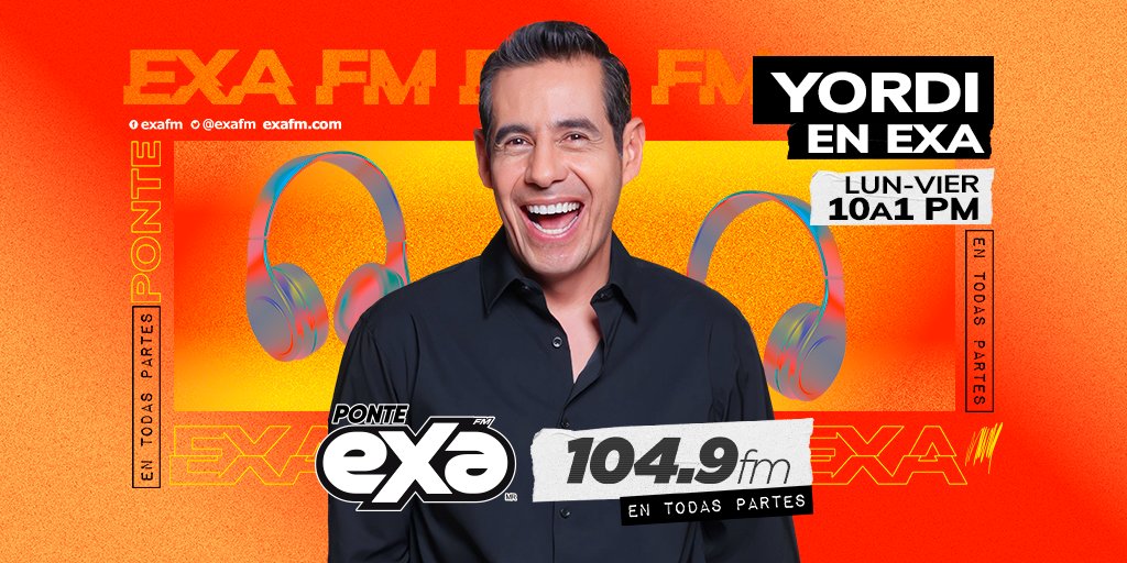ExaFM's tweet photo. Gracias por acompañarnos, te esperamos mañana en punto de las 10:00 am en compañía de @YordiRosado en #YordiEnExa 🤩🤗por el 104.9 FM 📻

https://t.co/N9FMUnZScz📲 https://t.co/krcDKAvFJx
