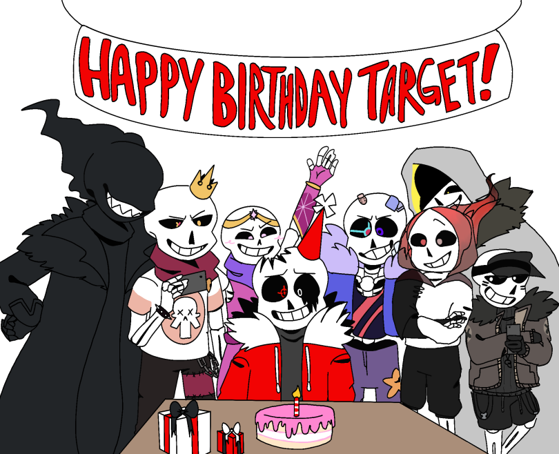 heavnly_ghost's tweet photo. happy birthday 🎉

Tar 304 this year 🤧

#targetsans #targettale #sansau #undertaleAU #SansOc #hbdtarget https://t.co/0xpGlERtEA