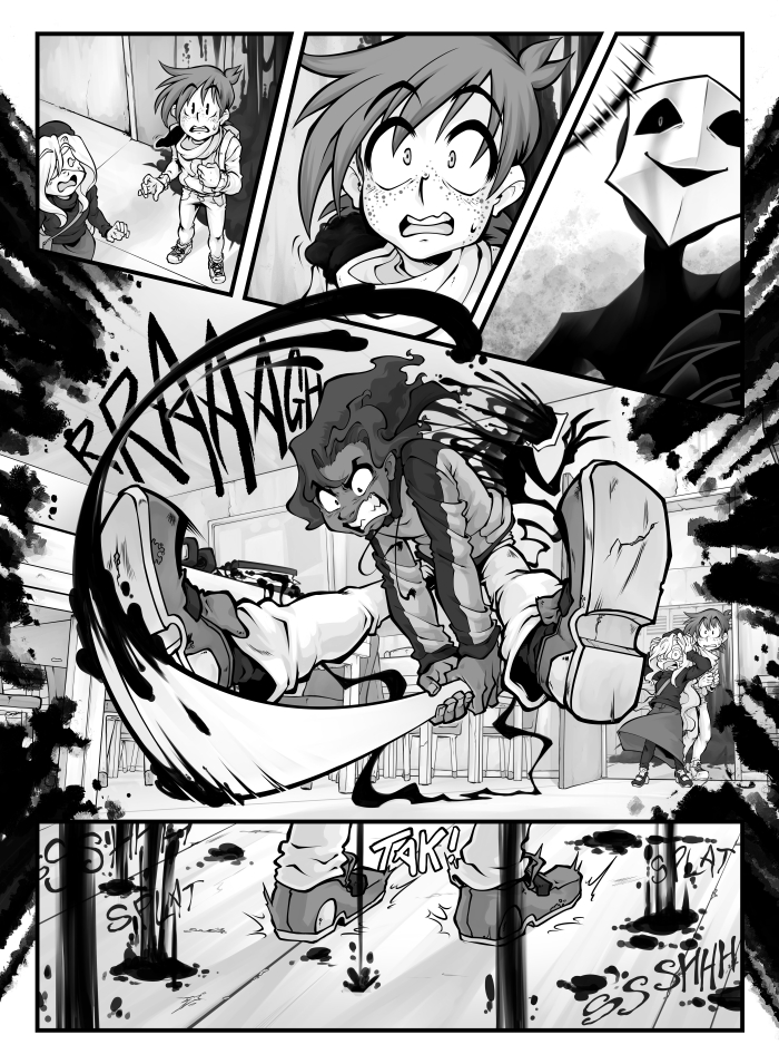 ParanoArt's tweet photo. The binch is back~
Revisiting this scene after all these years was uncanny, but I can honestly say I'm pleased with how these pages came out in particular. A lot has changed from the original animatic.
I hope you'll give the Monster Boy webcomic a look!💕
#monsterboycomic https://t.co/yJNBOg18pH