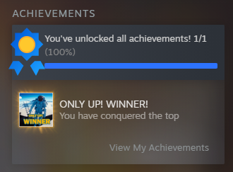 SkilledEU's tweet photo. Finally after 3/4 days of trying, can now uninstall and never look back haha!!!
#OnlyUpPart #onlyupgame #OnlyUpPart2 https://t.co/ezWfv9kNn0