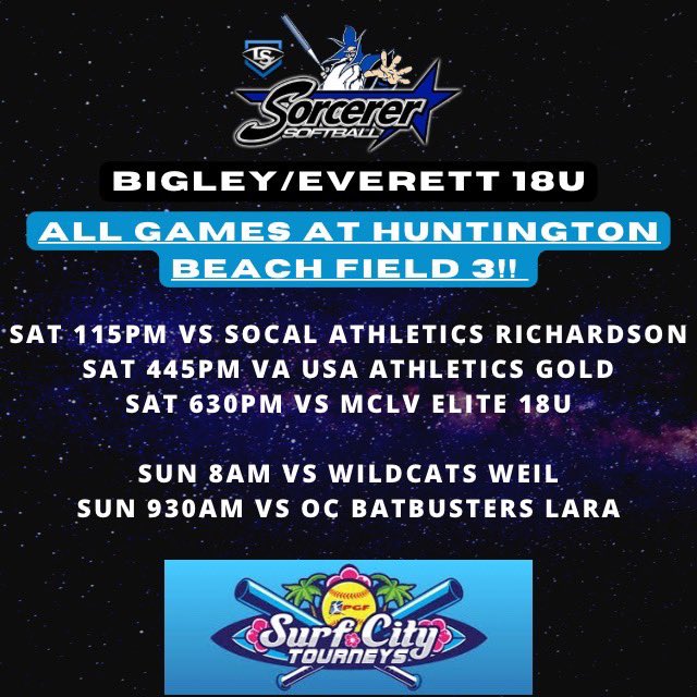 taylorfitz2024's tweet photo. Schedule for this weekends Surf City Tourney!! https://t.co/wTHNjfUKCC