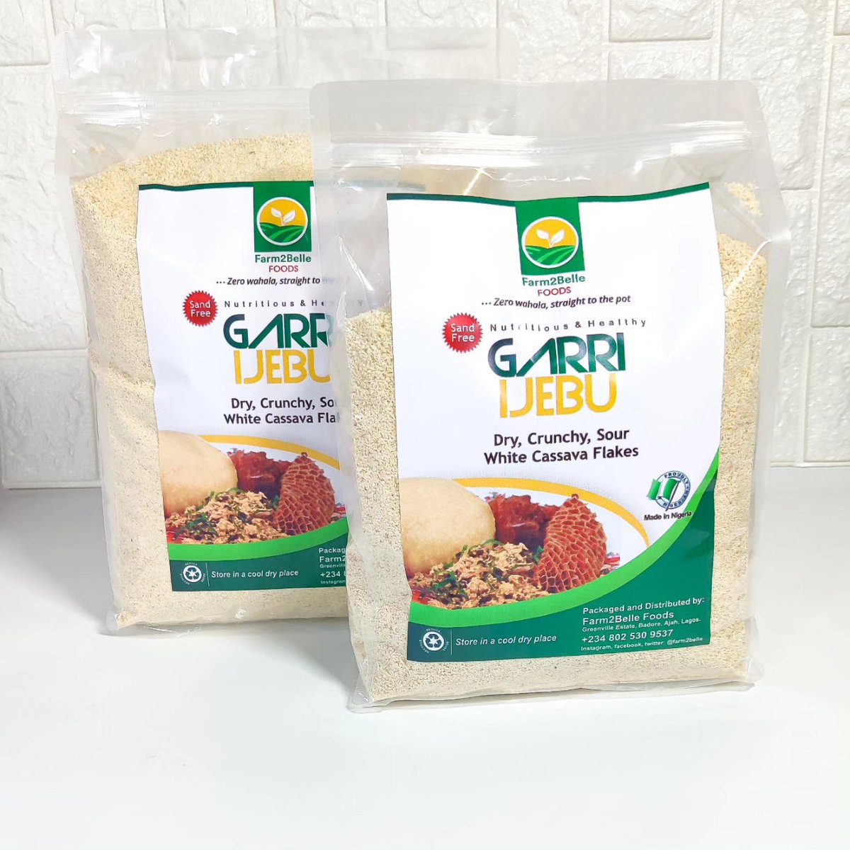 Farm2Belle's tweet photo. And Yes we have the perfect Combo for it- Confam Garri Ijebu 😁😁

Order now and let's get this evergreen snack to your home.🛒

#garriijebu
#kulikuli
#peanutbars
#cassavaflakes
#cassavagranules
#cassava
#lagosmums #lagosfoodies #africanfood #garriijebu #garriijebuseller https://t.co/7LbqNQtQXU