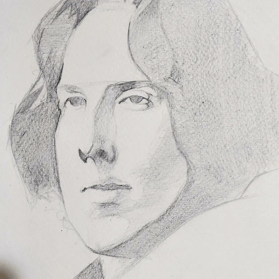 jackal_bmc's tweet photo. Did a Oscar Wilde drawing.. 
#portrait https://t.co/zCYI2O03Kf
