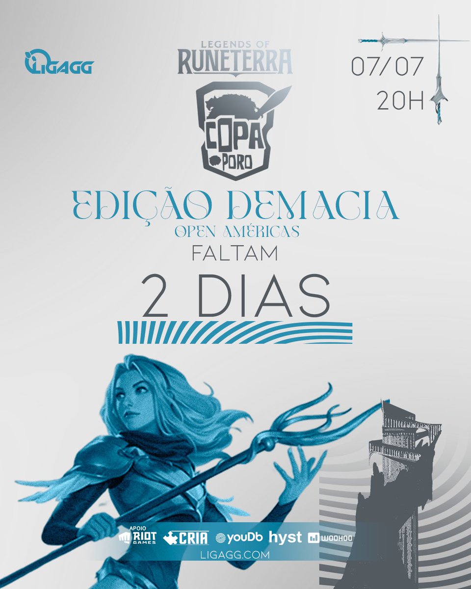 FALAAAAA MEUS PORINHOS!

Como foi falado a semana toda pelo <a href="/Tiozao_NoA/">Tiozão - Podcaster e Comentarista</a> e o <a href="/Abarbadorafa/">Barba do Rafa #ASRPG</a> Sexta-feira teremos a nossa COPA PORO edição Demácia com apoio da <a href="/RuneterraBrasil/">Legends of Runeterra Brasil</a> 

as inscrições já estão rolando, então não perde tempo!
docs.google.com/forms/d/1czPLu…