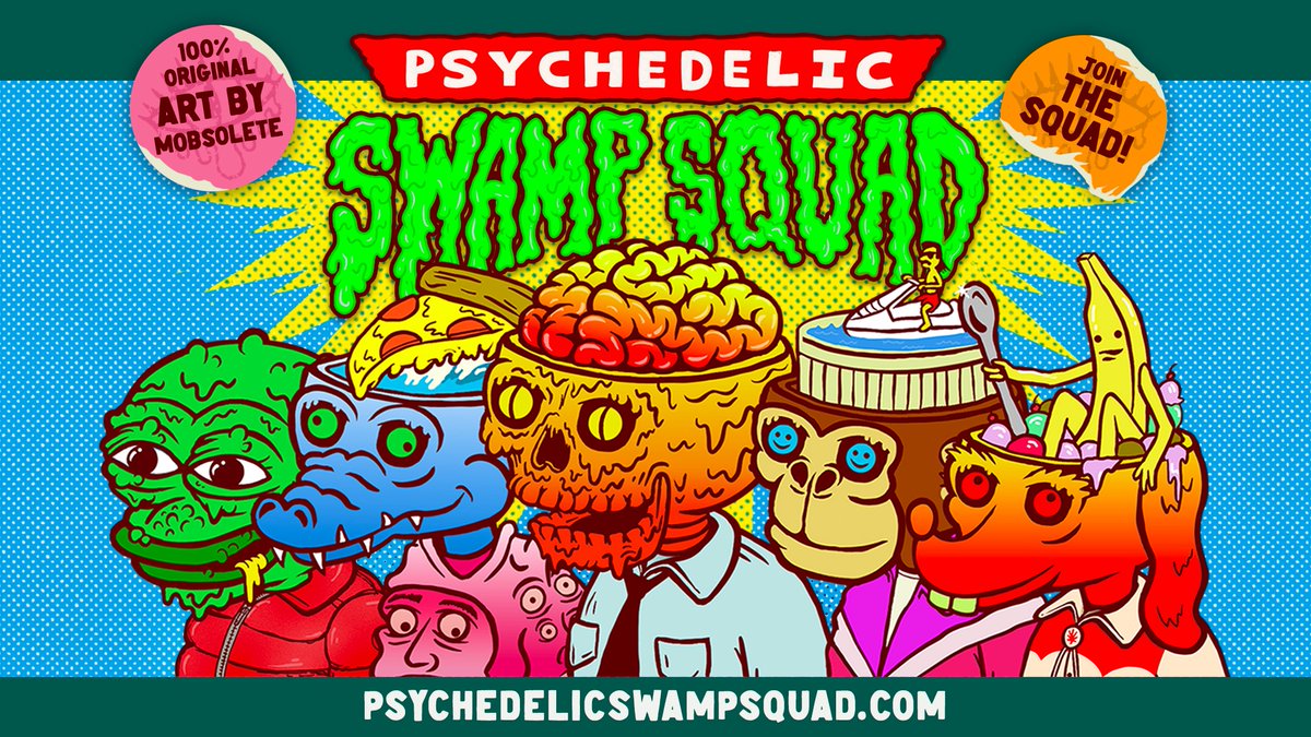 Psychedelic Swamp Squad tweet media