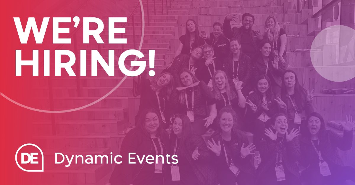MyDynamicEvents's tweet image. We’re hiring!! Calling all senior event professionals eager to join a lively team dedicated to creating meaningful experiences and working alongside talented and passionate teammates!! Click here to apply!  linkedin.com/jobs/view/2590… #eventprofs