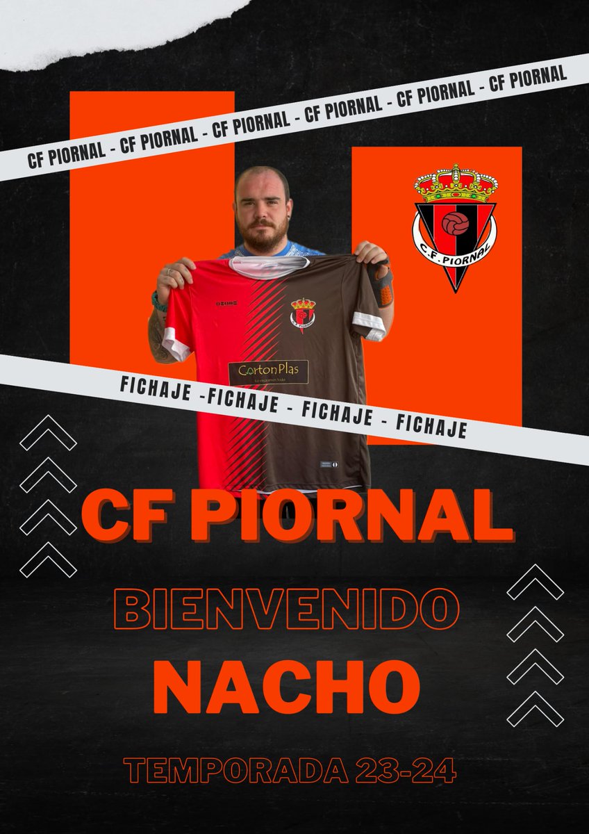 💥 Nuevo Fichaje 💥

NACHO  procedente del <a href="/neacademii/">neacademii</a> es nuevo jugador del C.F Piornal

Mediocentro defensivo que seguro nos dará mucha más firmeza en nuestro bloque,
con muchas ganas de verte sobre el césped 

Encantados de que formes parte de esta familia ❤️🖤
<a href="/Nachomellado19/">Nacho Mellado</a>