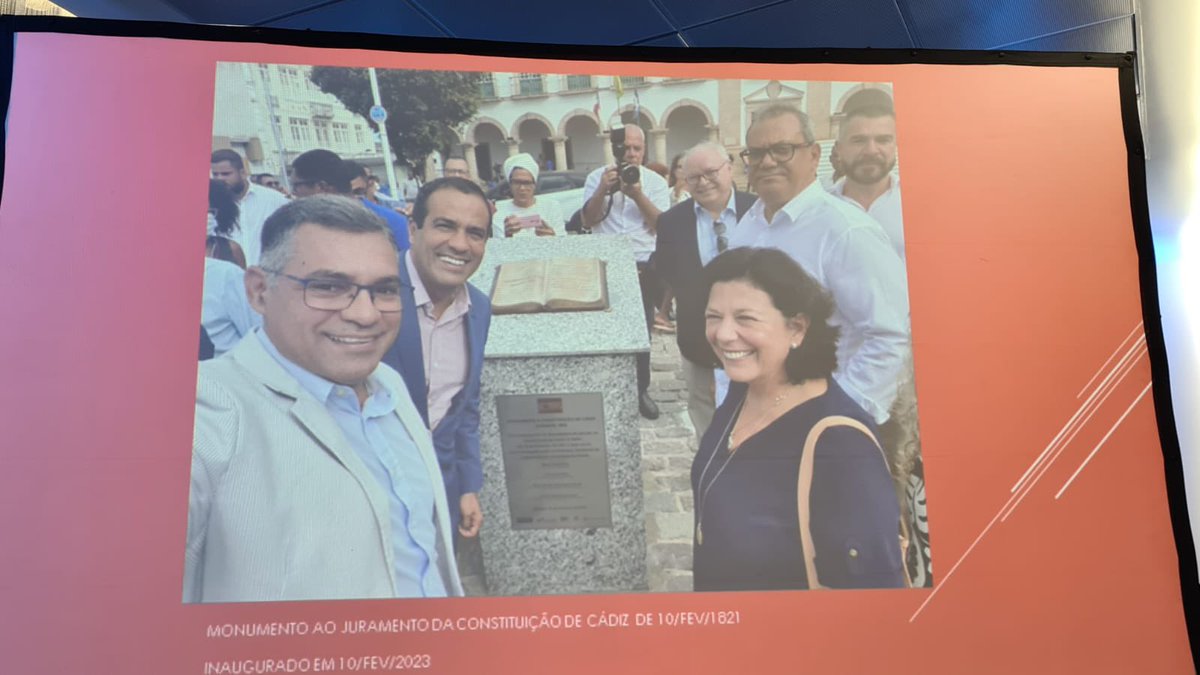 ConEspBahia's tweet image. Ontem, 4 de julho, no Seminário de Celebração dos 200 anos da Independência da Bahia no @FecomercioBa, o professor @JairdilsonDa destacou o papel da Constituição 🇪🇸 de Cádiz no processo independentista baiano.