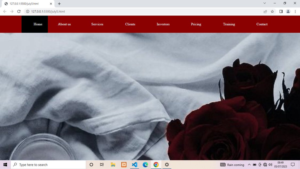 _Trishify_'s tweet image. Day 5 of #daysofcode......
Learnt :
-CSS rounded corners,border images, background,color &amp;color keywords and also pesudo element and class
👇In between battling with drop down menu😩 but I believe I will fix the error before going to bed
#CSS #consistency #code