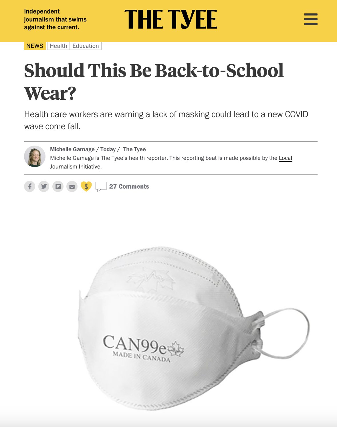 Protect Our Province BC on Twitter "Should masks be backtoschool wear this fall? BC is