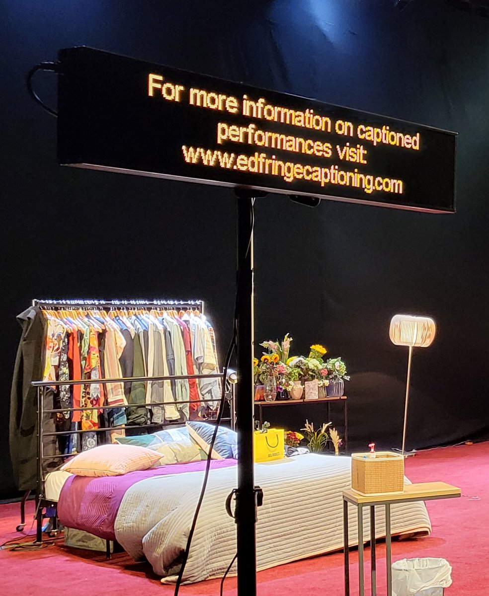 stenomum's tweet image. We&apos;re providing 60 #captioned perfs this year @edfringe - magic, stand-up #comedy, theatre, kids and talks @edintfest - with #Stagetext trained captioners and always open #captioning  .  Search #captioned at tickets.edfringe.com or view our calendar edfringecaptioning.com