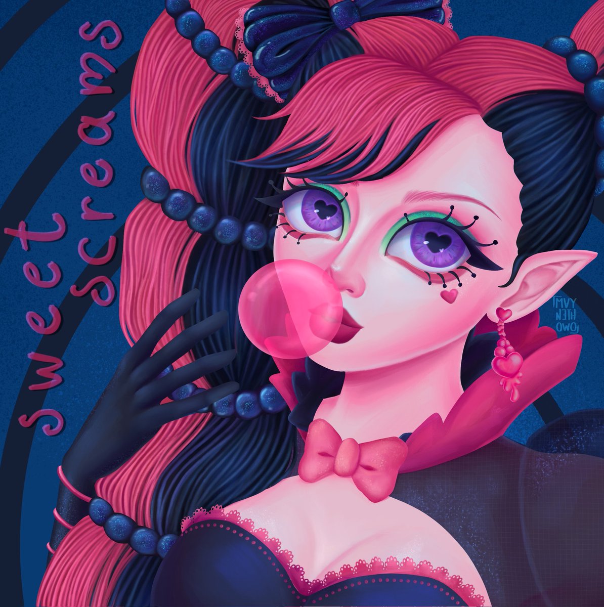mayneth_owo's tweet photo. @PsychoKalaka Soy May, artista mexicana 🇲🇽 tengo 20 años, me gusta poner muchos detalles en mis dibujos ✨
Me gusta el color el color azul🌀los payasos🤡y Monster High💀💕 también estoy entre el fandom de brawl stars⭐ subo diferentes fanarts y algunos dtiys en mi instagram mayneth_owo https://t.co/Ehf61mozQH