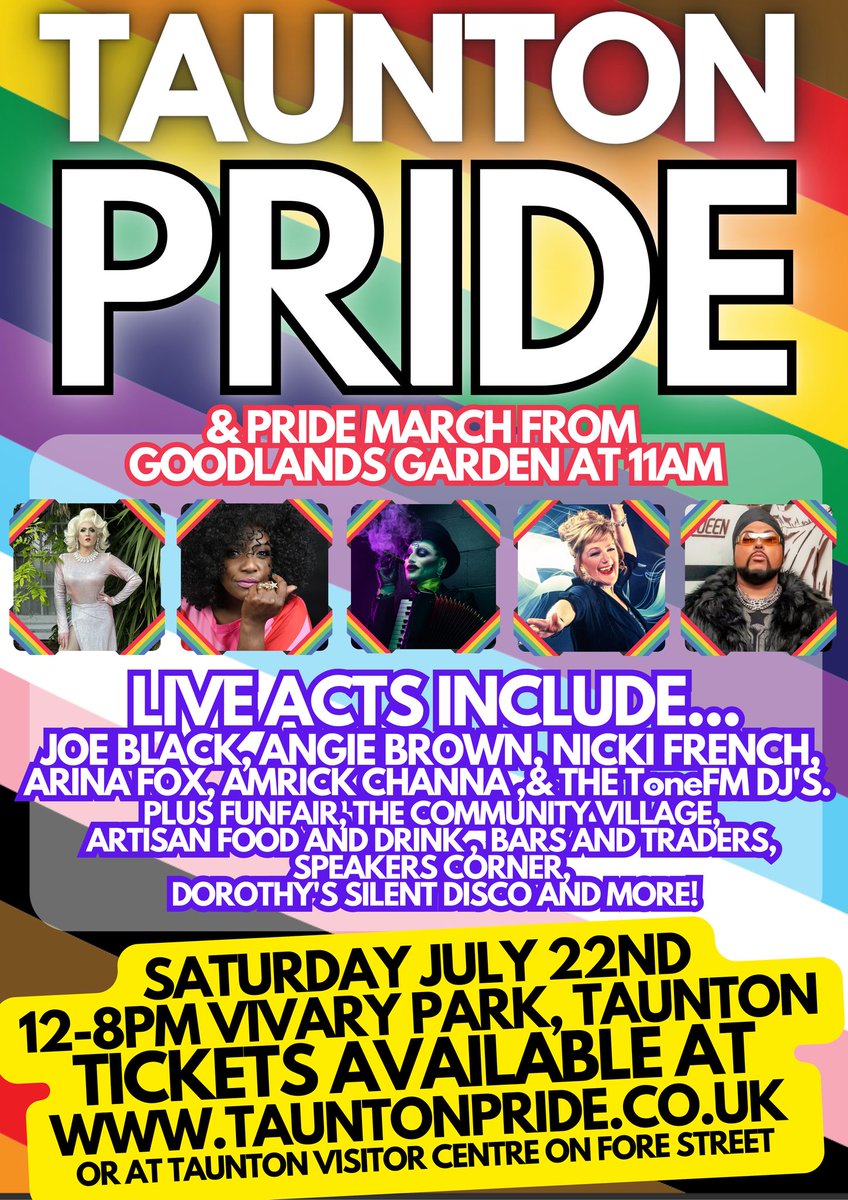 This one should be good, and great for Taunton! #PrideMonth #Pride2023 #lovewins #TransRightsAreHumanRights
