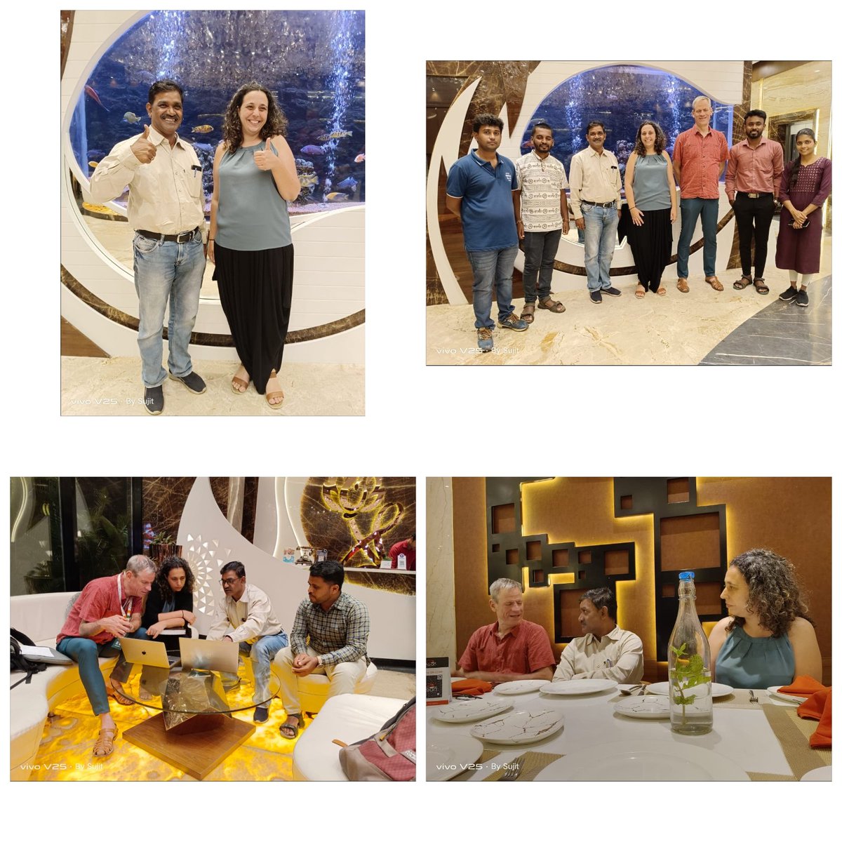 Meeting at Coimbatore!
Today I was excited after a face to face meeting with Dr Ana Rita Samoes  <a href="/anaritagsimoes/">Ana Rita Simões</a> in presence of Dr. Lars Chatrou @larschatrou. It was the first time after working together for last 05 years!! Off course concluded with fruitful discussions dinner.