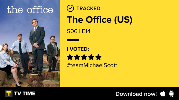 I've just watched episode S06 | E14 of The Office (US)! #theoffice  tvtime.com/r/2SyId #tvtime