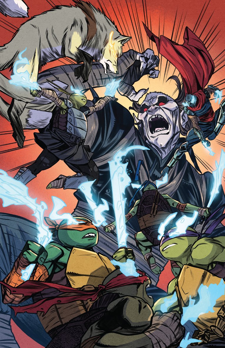 In stores today! The war for the world ends! Who wins, who loses, who lives... who dies?! #TMNT #TheArmageddonGame #8 -- available now! @VincenzoFederi4 @angienessyo @robutoid @IDWPublishing @TMNT