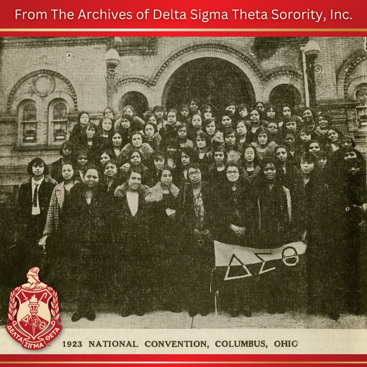 There are only TWO WEEKS left until the Formal Opening of the 56th National Convention. Enjoy this #DeltaThroughTheDecades moment from our National Archives which highlights the Fifth National Convention in 1923.

#DST1913 #DSTConvention2023