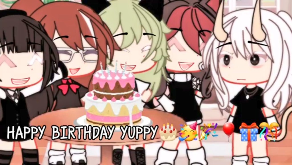 KanyPpy's tweet photo. < Yuppy >

• just hbd for me!
• the fanart looks so cute ♡! https://t.co/MAXkD3aFDn