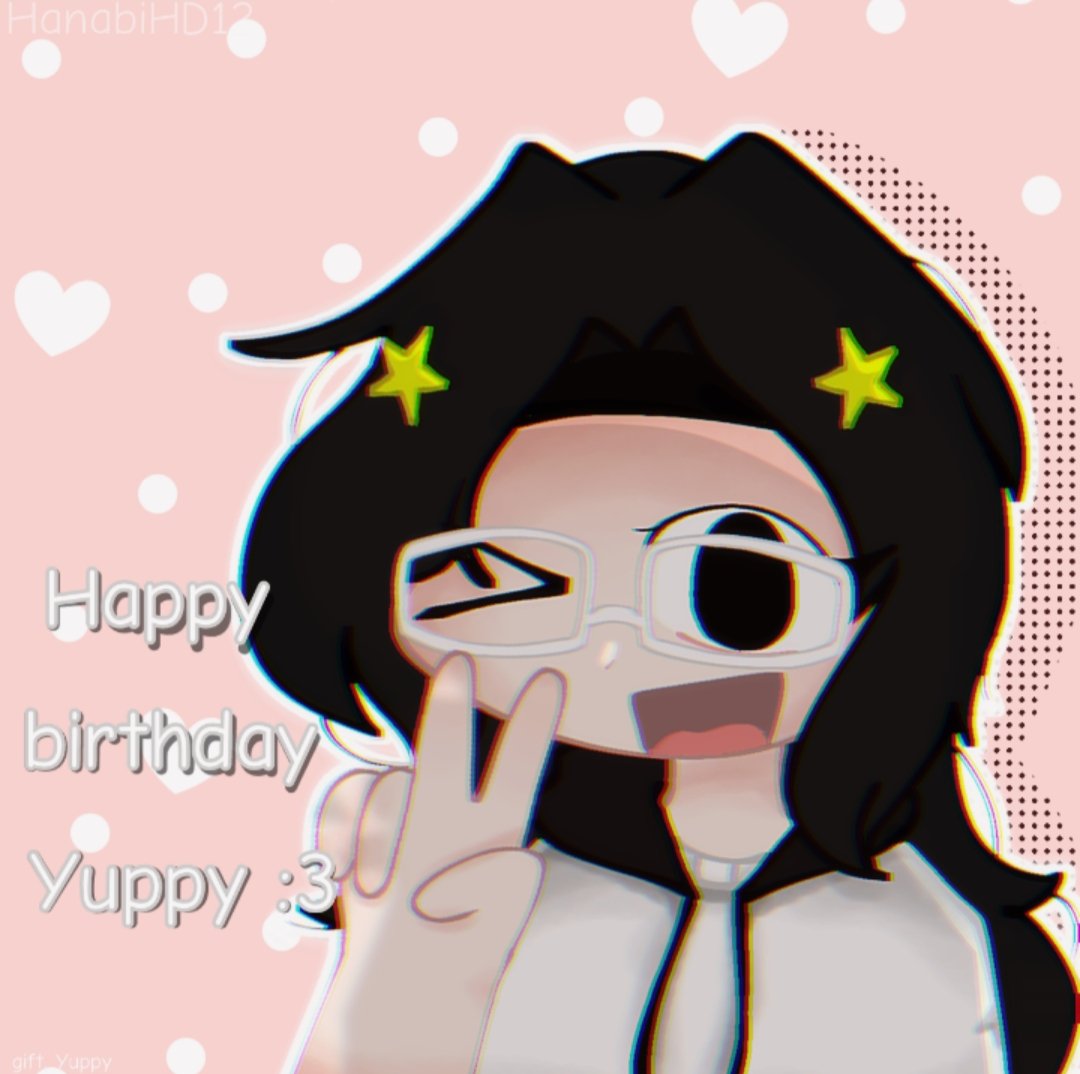 KanyPpy's tweet photo. < Yuppy >

• just hbd for me!
• the fanart looks so cute ♡! https://t.co/MAXkD3aFDn