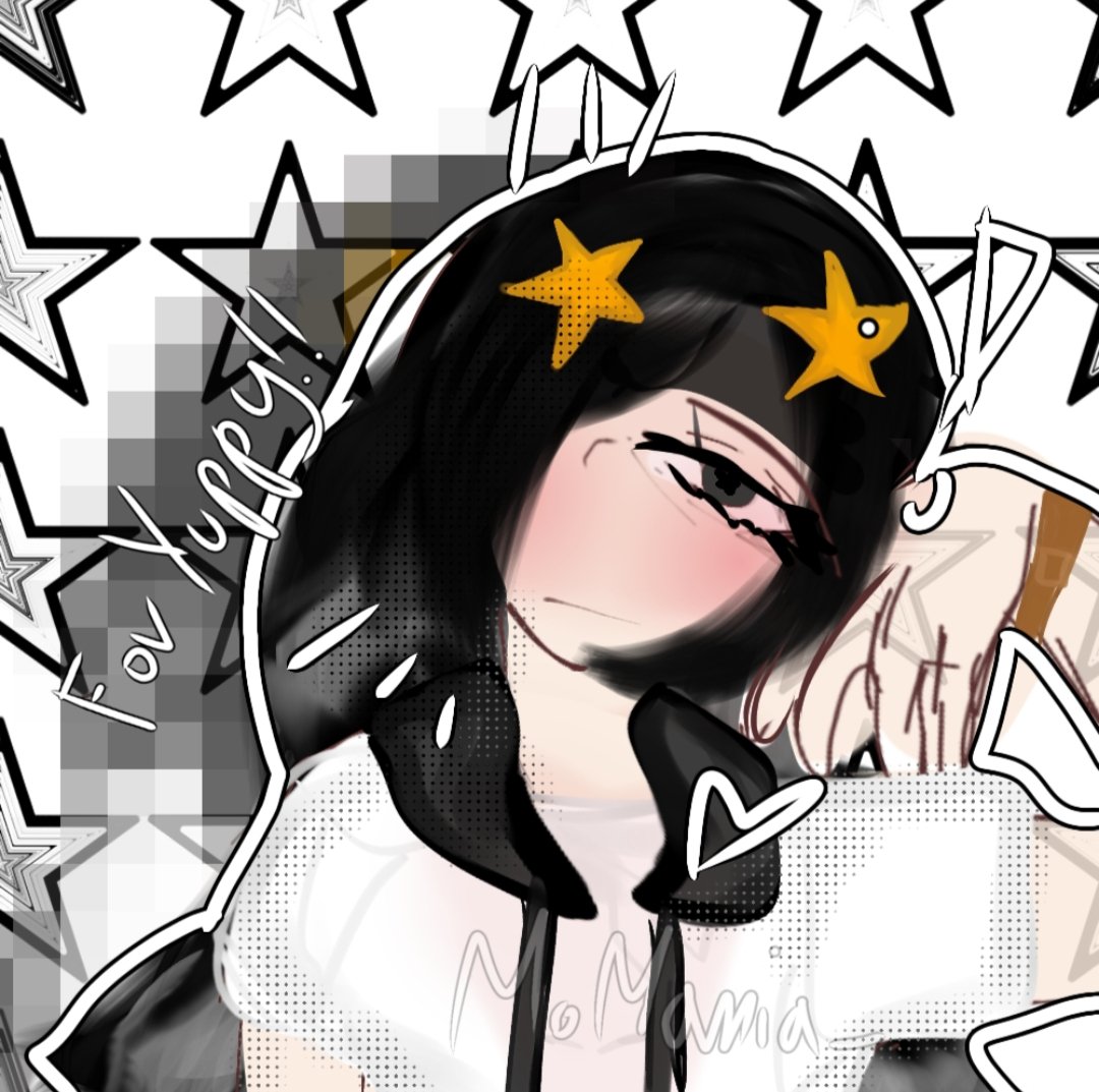 KanyPpy's tweet photo. < Yuppy >

• just hbd for me!
• the fanart looks so cute ♡! https://t.co/MAXkD3aFDn