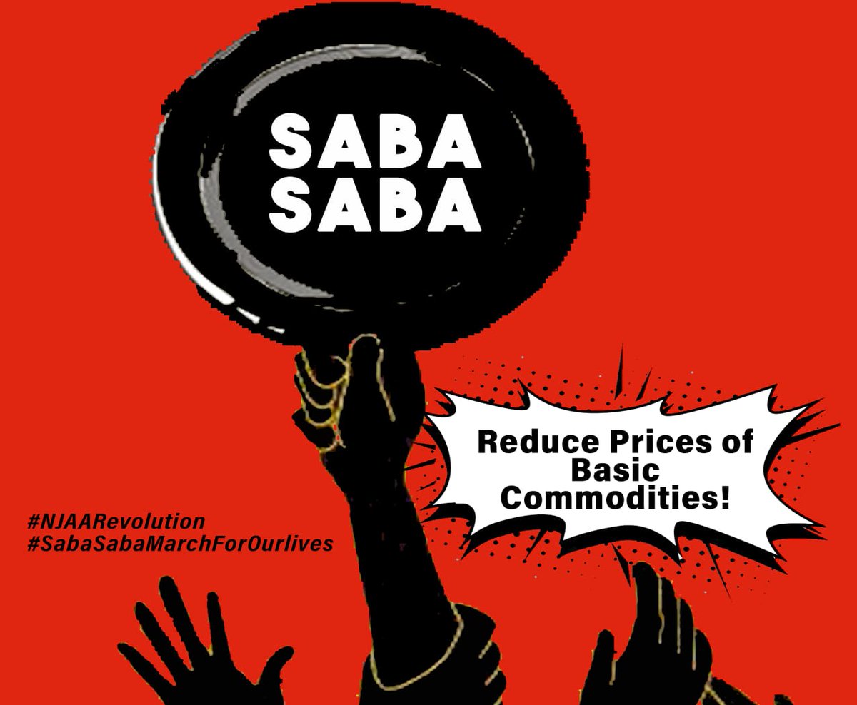 #SabaSabaMarchForOurLives 
#NJAARevolution 
#hakiyetu