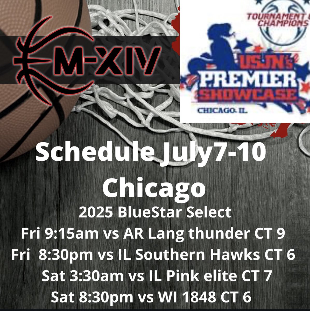 🔥Schedule Alert🔥
✅ 16U BlueStar Select
🗓 July 7-10
✈️ Chicago, IL 
📸 USJN Premier Showcase
#Repthe14