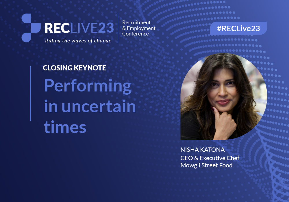 RECmembers's tweet photo. Listen to @NishaKatona closing keynote at #RECLive23 - Performing in uncertain times https://t.co/XcqbUl2j6F