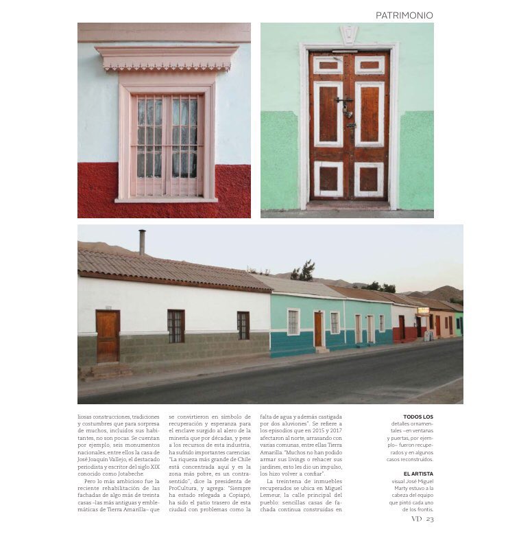 3. Que hablar de recuperar calles en comunas como Tierra Amarilla que ni siquiera cuentan con Plan Regulador, pero que sus habitantes aman.