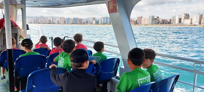 Nuestro ya tradicional "saleo en lancha"....