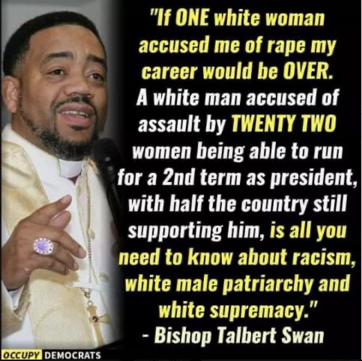 This is really the truth, of white male privilege and white supremacy. 

Think real hard about your choices, and how you want your children raised.

Anger, or peace. Your choice.

#VoteBlueToStopTheAnger

#wtpBLUE #DemVoice1 #ONEV1 #DemsAct