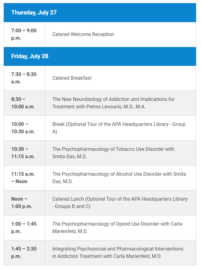 Pres_APA's tweet photo. Join me and other leading addiction experts at the
@APApsychiatric headquarters in D.C. for #AtTheAPA! This event will focus on the neurobiology of addictions, with a specific focus on tobacco, alcohol, and opioid use disorders. Learn more &amp; register at https://t.co/lQ66rYimcc https://t.co/gzsLWkmXT8