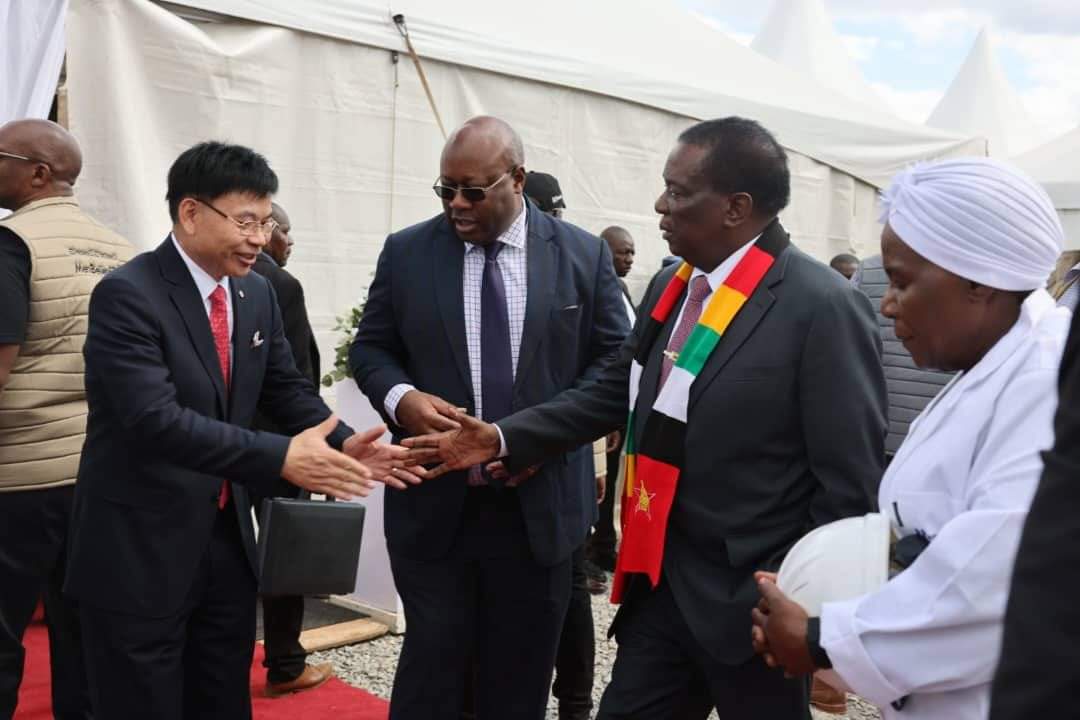 Prospect Lithium Zimbabwe (PLZ) (@lithiumplz) on Twitter photo President Emmerson Mnangagwa commissioned the Prospect Lithium plant in Goromonzi today President Emmerson Mnangagwa commissioned the Prospect Lithium plant in Goromonzi today