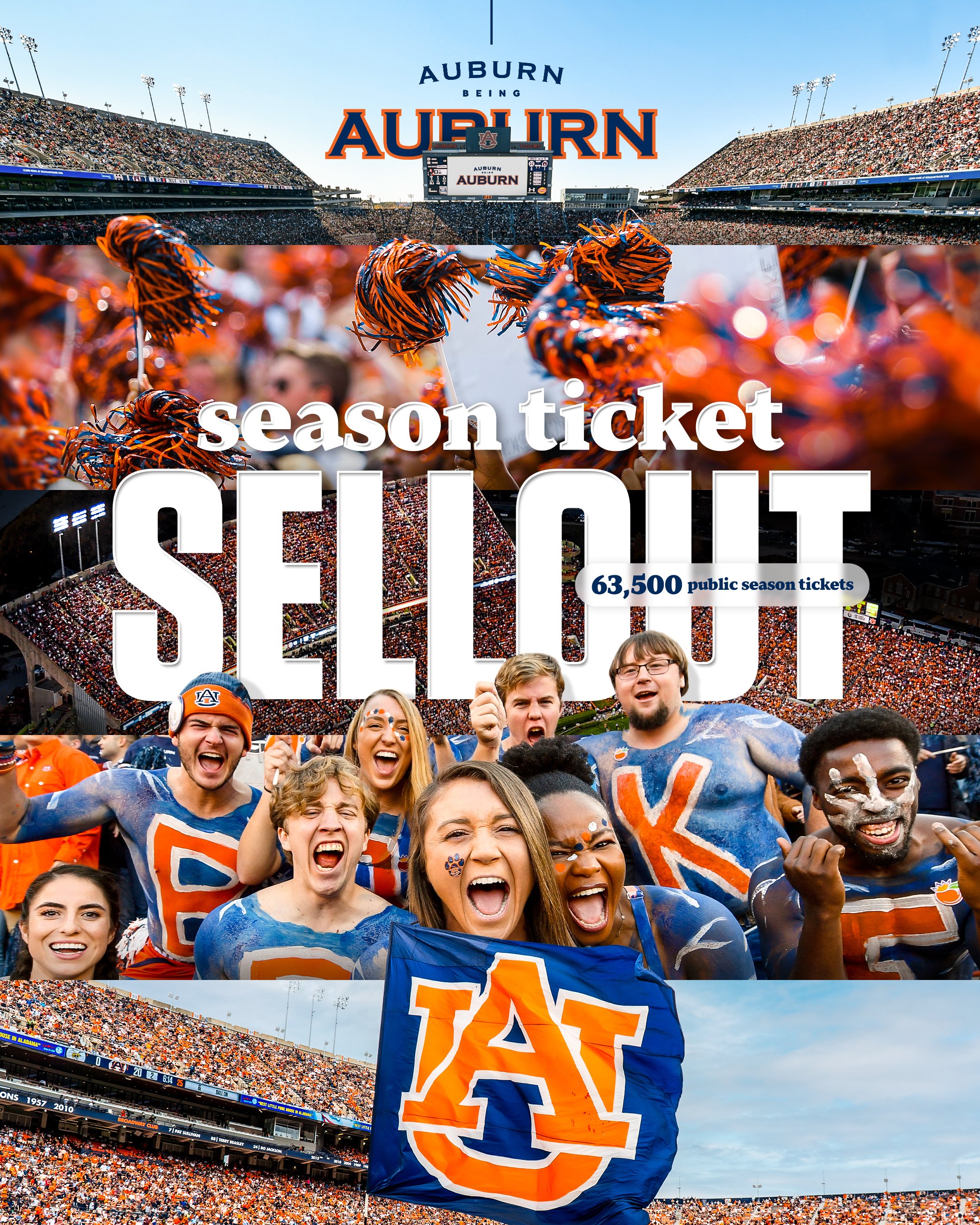 The Next Round on Twitter "Auburn’s 2023 season tickets are officially