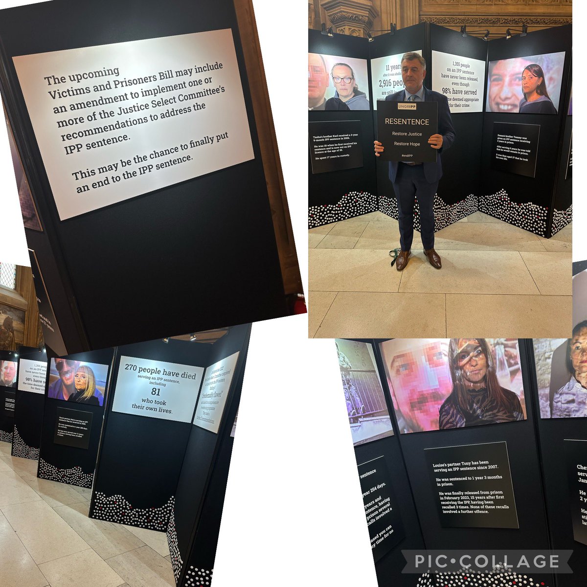 In Parliament tonight I spoke to <a href="/UNGRIPP/">UNGRIPP</a> &amp; family members whose loved ones have suffered under the now disgraced IPP sentences regime. A stain on our justice system, it’s time to remove it from our penal system entirely &amp; retrospectively.