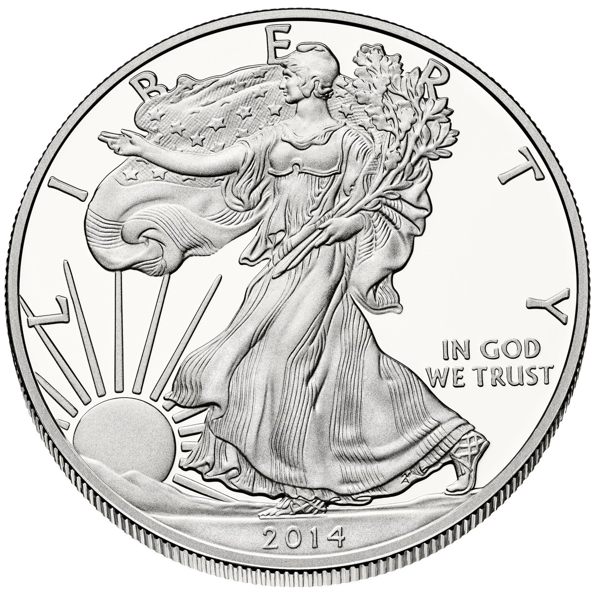 powgold's tweet photo. @bitcoin__apex The walking liberty from the back of the one OZ silver coin symbolizing physical to digital freedom https://t.co/J15H1aO5PY