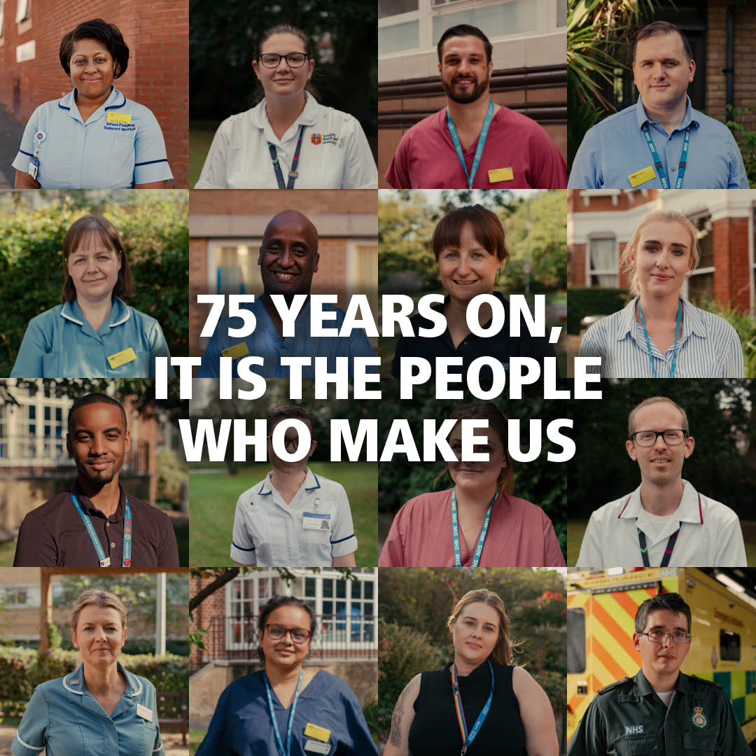 Be part of our team and join the NHS in one of our 350 different roles. ⁣ Search ‘NHS careers’ today. #NHS75