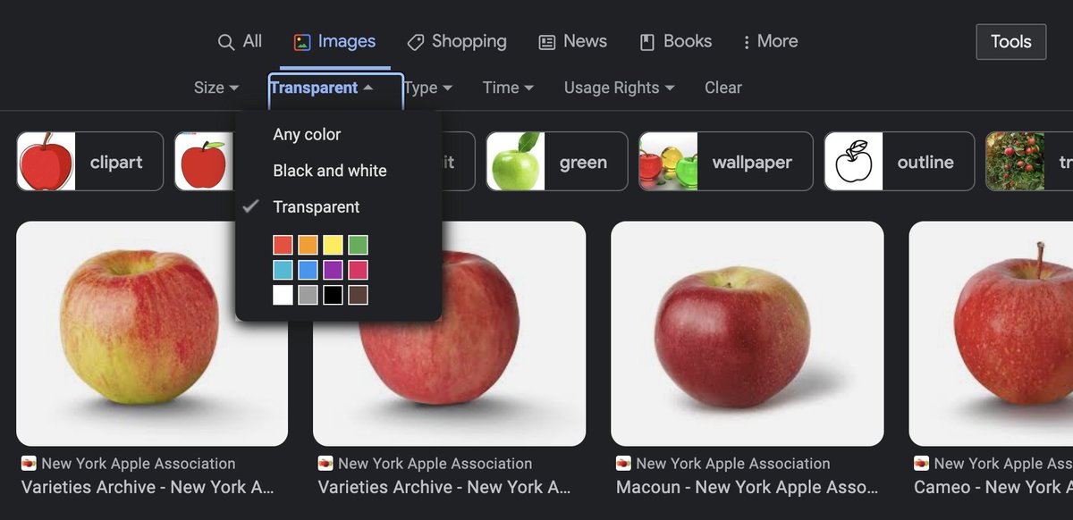 operagxofficial's tweet image. When googling for something without a background, set the color in the search to &quot;transparent&quot; and you will only get real PNGs