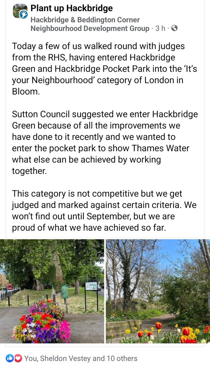 Wandle4Labour's tweet image. This is why #Hackbridge is #Sutton's best ward - leadership by it's #residents and supported and served by its councillors.