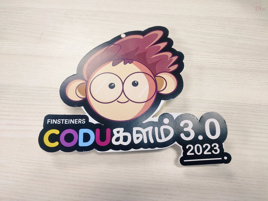 Deva1625's tweet image. Six days of such a wonderful #hackathon conducted by @FinsteinA
. That&apos;s a thrilling and entertaining days.

#codukalam #codukalam3_0