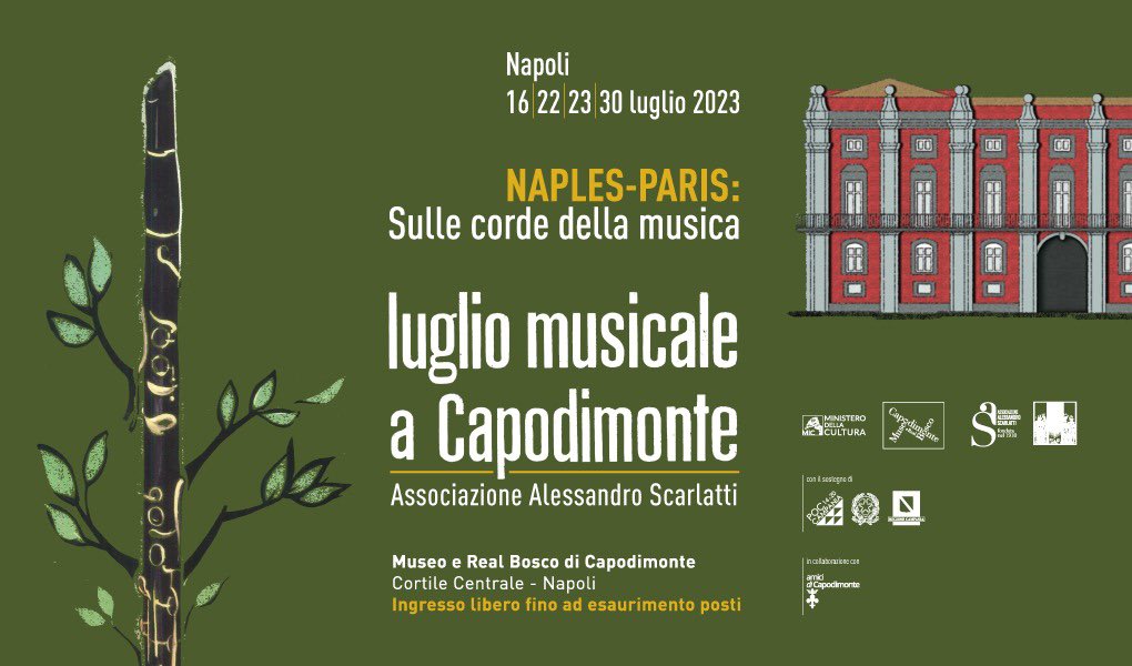 Capodimonte_mus's tweet photo. Luglio Musicale a Capodimonte – Edizione 2023.
Ritorna il #LuglioMusicale al #RealBoscodiCapodimonte (Cortile centrale) Quattro #concerti #gratuiti, finanziati con fondi POC della @Reg_Campania 

Scopri di più ⤵️
https://t.co/GPsNnACpVl https://t.co/iJXzIQ4ekk