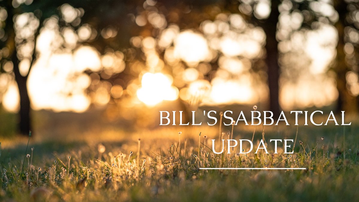 NEW #CoracleWeekly: This week we hear from Coracle Executive Director Bill Haley <a href="/WRLHaley/">Bill Haley</a> as he shares about his time on sabbatical. - mailchi.mp/inthecoracle/b…