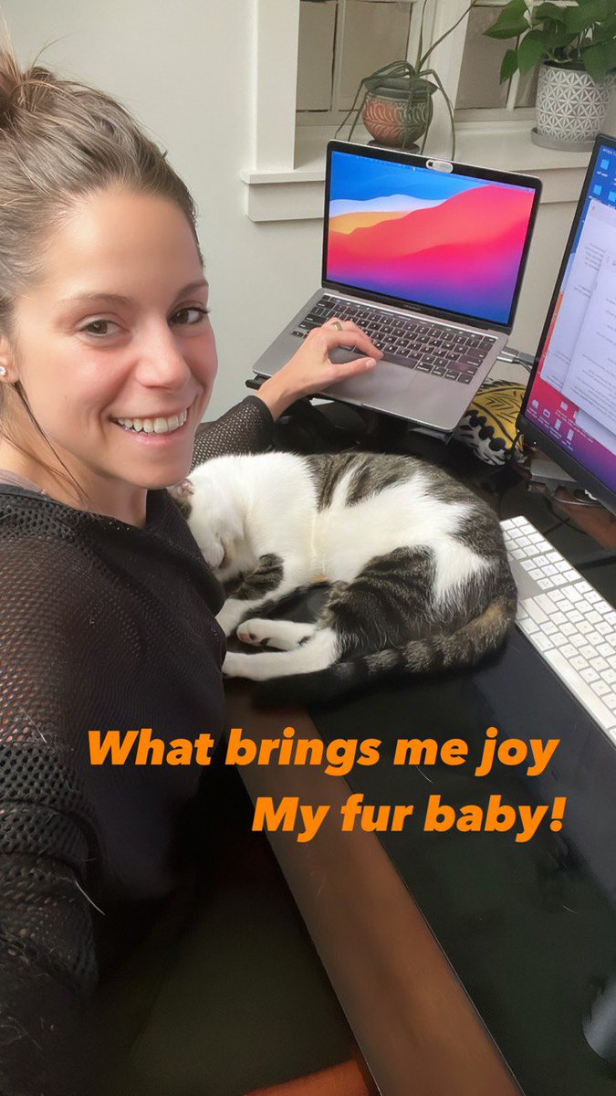 Meet Zen, the best cuddle buddy and my cat-dog.

Having a furry companion can also foster mindfulness, which includes attention, intention, compassion, and awareness.

What kind of pets do you have?
What joy do they bring into your life?

#whatbringsyoujoy #joy #pets #furmom